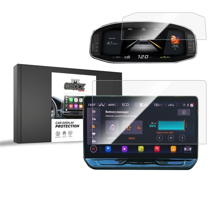 Ceramic GrizzGlass CarDisplay Protection Cupra Formentor 12,9" (2024-2026) [2in1]