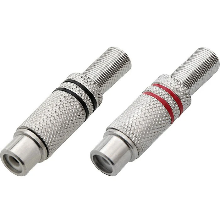 DM-2231 Φις RCA Προέκτασης Θηλυκό Μεταλλικό