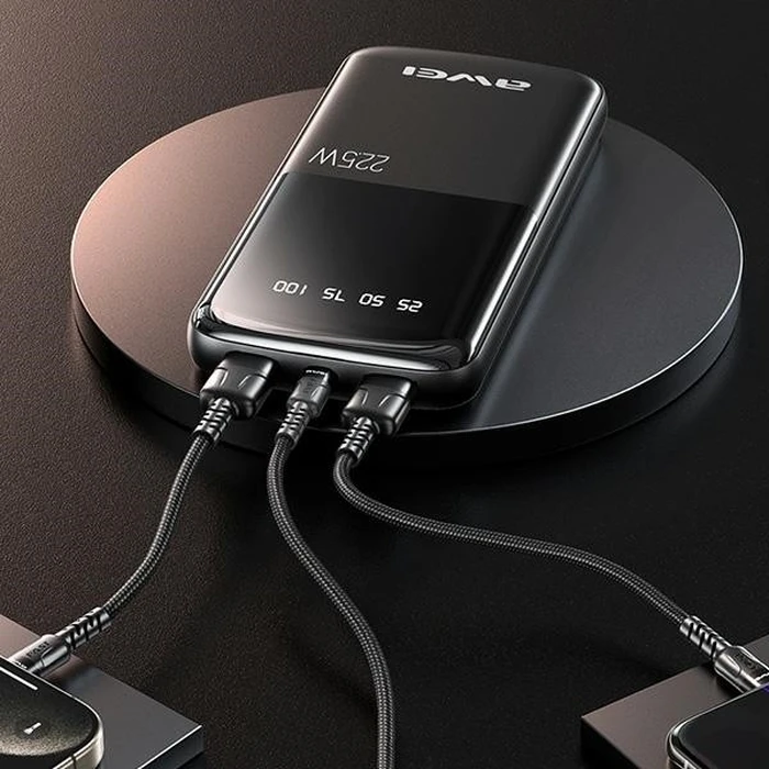 AWEI P10K powerbank 10000mAh 22.5W black