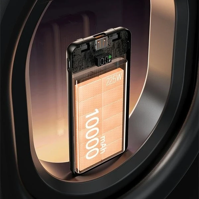 AWEI P76K powerbank 10000mAh 22.5W Digital Display black