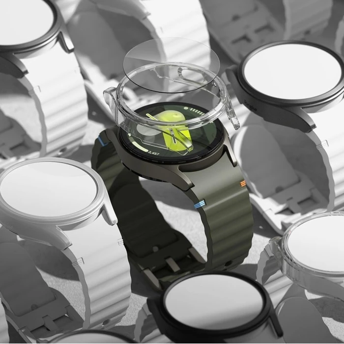 Ringke Slim & Tempered Glass Galaxy Watch 7 44mm Titanium Black