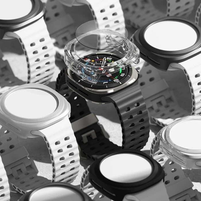 Ringke Slim & Tempered Glass Galaxy Watch Ultra 47mm Titanium Black