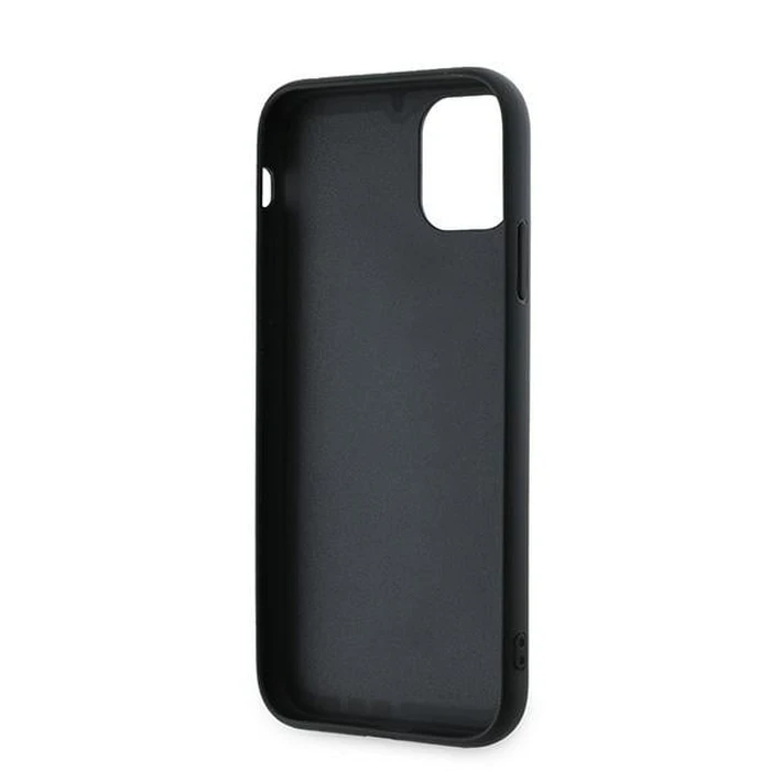 Karl Lagerfeld KLHCN61PQDSMGK Apple iPhone 11 / XR hardcase Diagonal Quilted Script black
