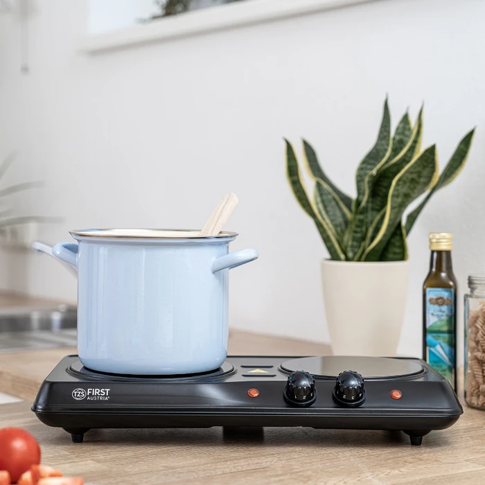 Επιτραπέζια Εστία First Austria FA-5097-2 Διπλή υπέρυθρη κεραμική 2000W