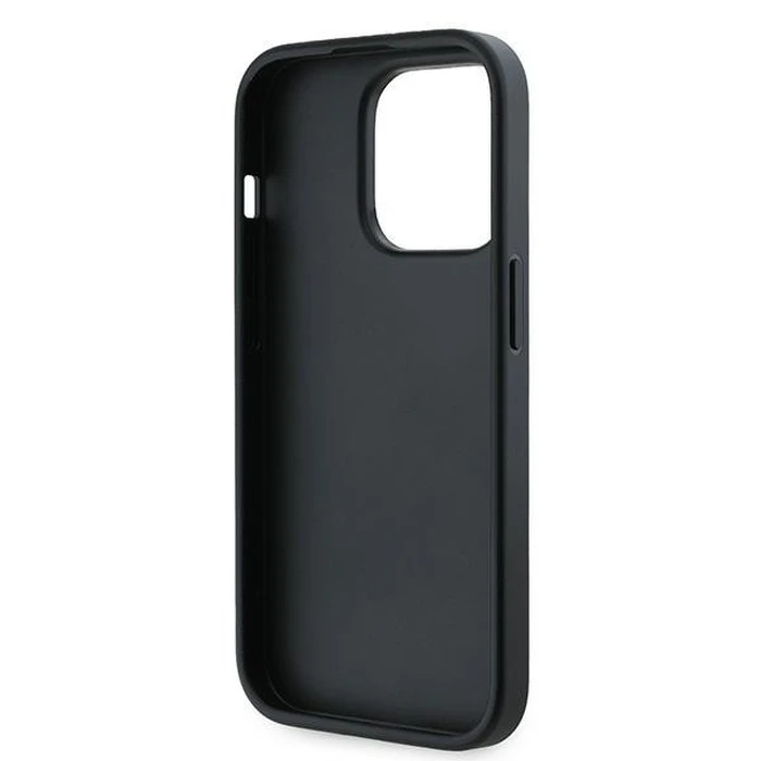 Karl Lagerfeld KLHCP14XPQDSMGK Apple iPhone 14 Pro Max hardcase Diagonal Quilted Script black