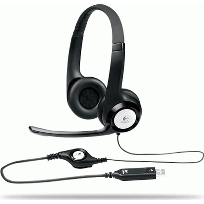Logitech H390 On Ear Multimedia Headset with Microphone USB-A
