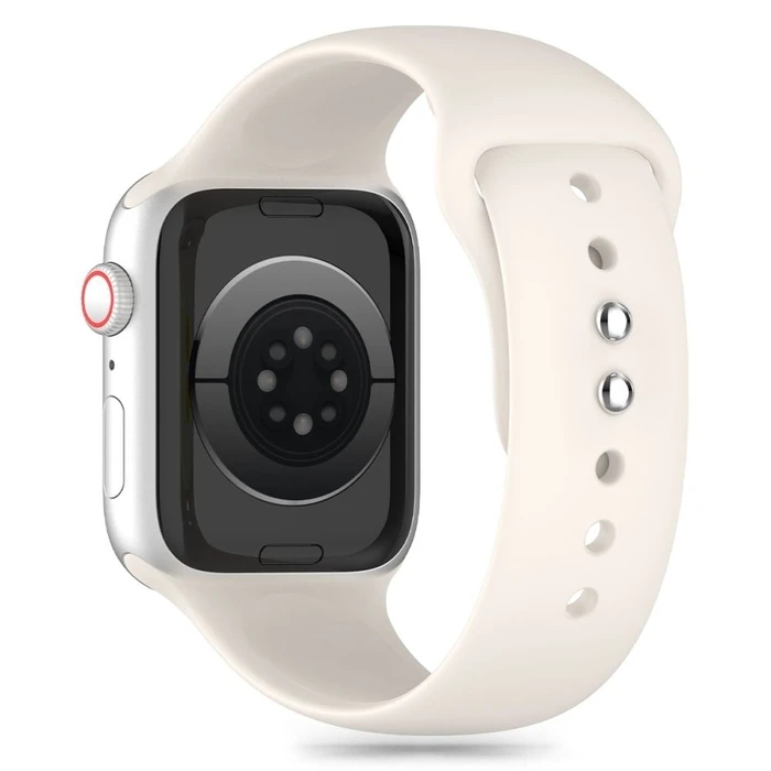 Belt Tech-Protect Silicone Apple Watch 4/5/6/7/8/9/SE/10 38/40/41/42mm Starlight