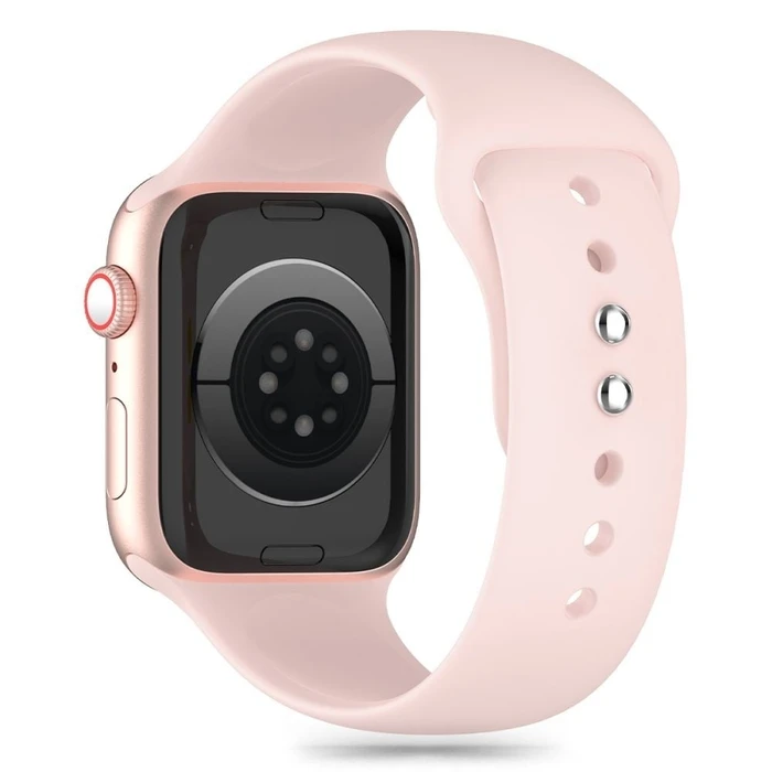 Belt Tech-Protect Silicone Apple Watch 4/5/6/7/8/9/SE/10 38/40/41/42mm Light Pink