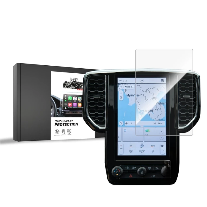 Ceramic GrizzGlass CarDisplay Protection Ford Ranger 6 10,1" (2022-2026)