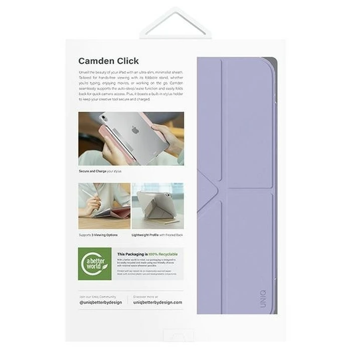 UNIQ Camden Click Apple iPad Air 11" 2024 (6 gen) light violet