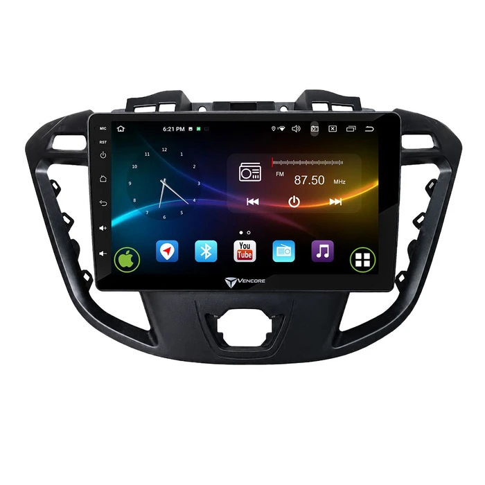 VenCore 3236-10007-0680B - Οθόνη Multimedia Android 15 9" για Ford Transit Custom/Tourneo Custom 2013-2018 – Μαύρη