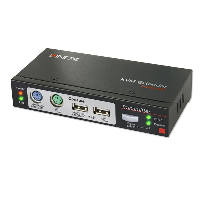 KVM Switch Lindy 39378 Ca5 KVM Extend Combo with KVM Switches USB-PS/2 VGA Up To 300m