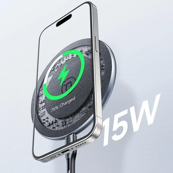 USAMS US-CD223 15W wireless charger black