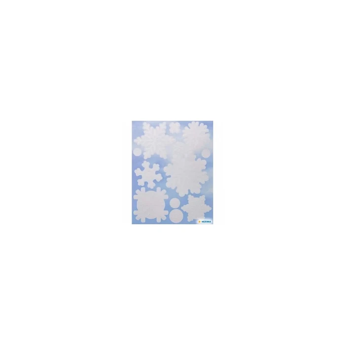 HERMA Fensterbild Schneeflocke A4 (15757) - 12 snowflake window stickers