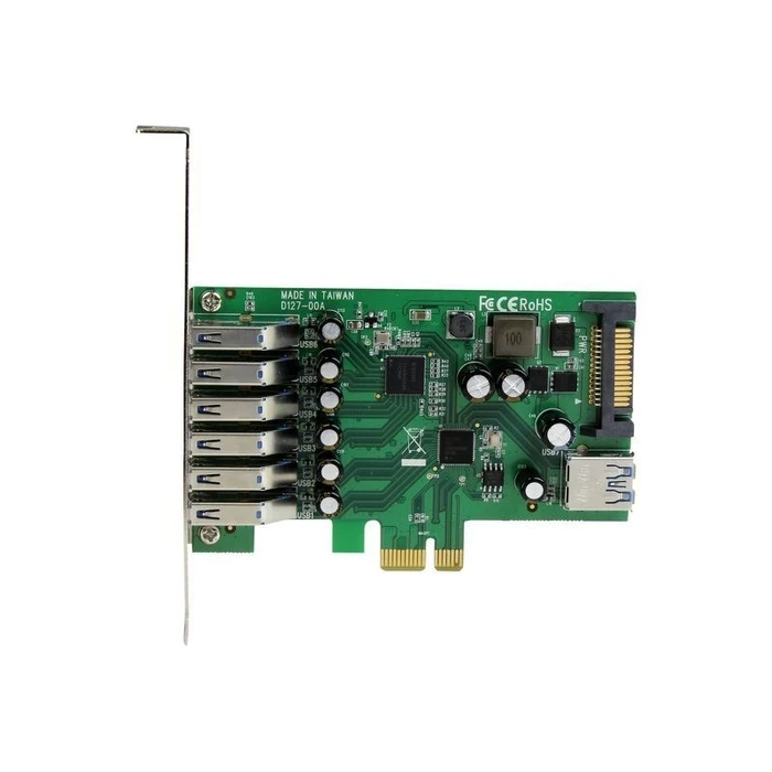 Controller PCIe StarTech.com 7 Port USB 3.0 Card - Interface Card / Controller 6 x External and 1 x Internal