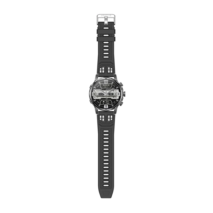 BlitzWolf BW-AT6 Plus 51mm Smartwatch με Παλμογράφο (Μαύρο)
