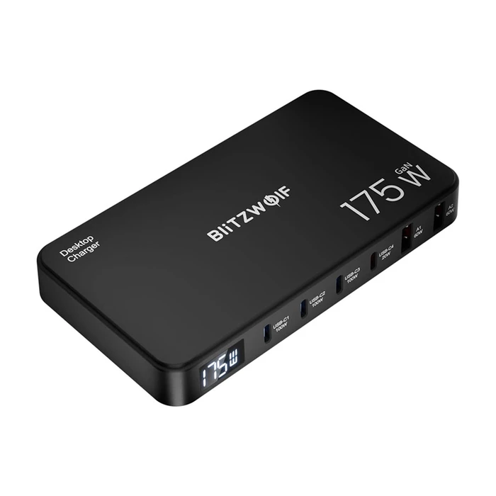 Σταθμός Φόρτισης 6-σε-1 Blitzwolf BW-S30 4×USB-C + 2×USB-A 175W