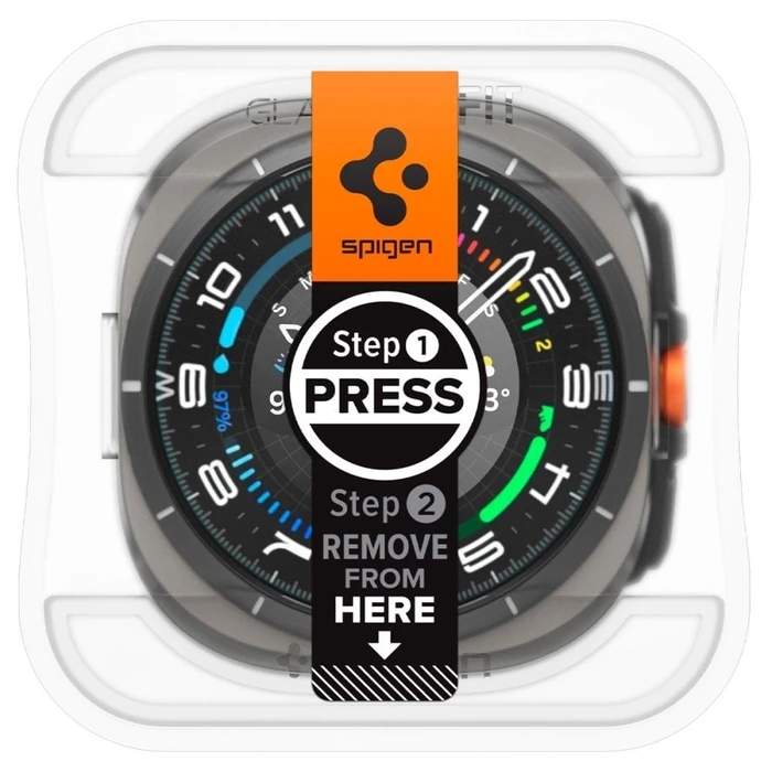 Spigen GLAS.tR ez Fit Galaxy Watch Ultra 47mm Clear [2 PACK]