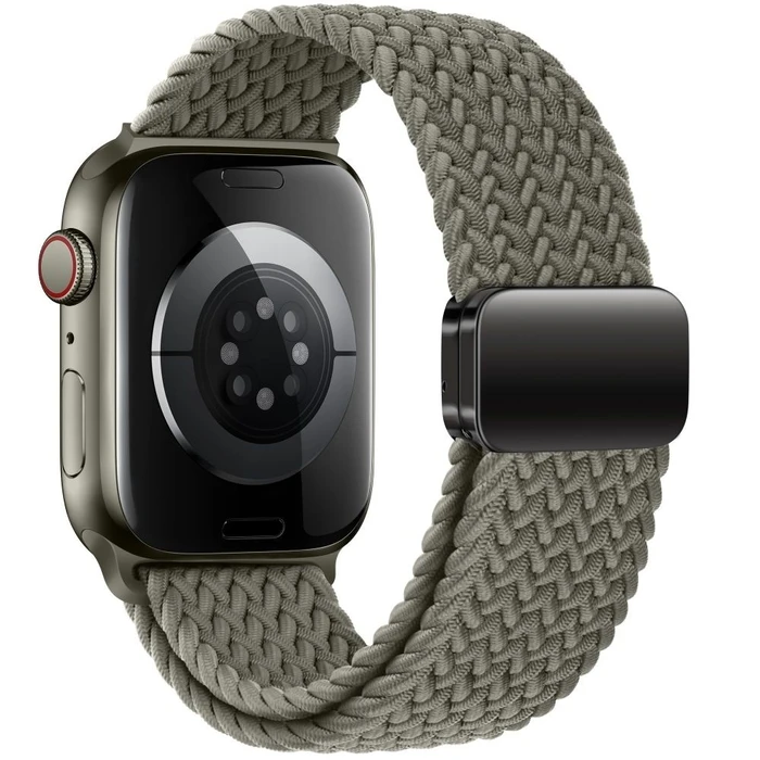 Belt Tech-Protect Nylonmag Apple Watch 4/5/6/7/8/9/SE/Ultra 1/2 42/44/45/49mm Olive Grey