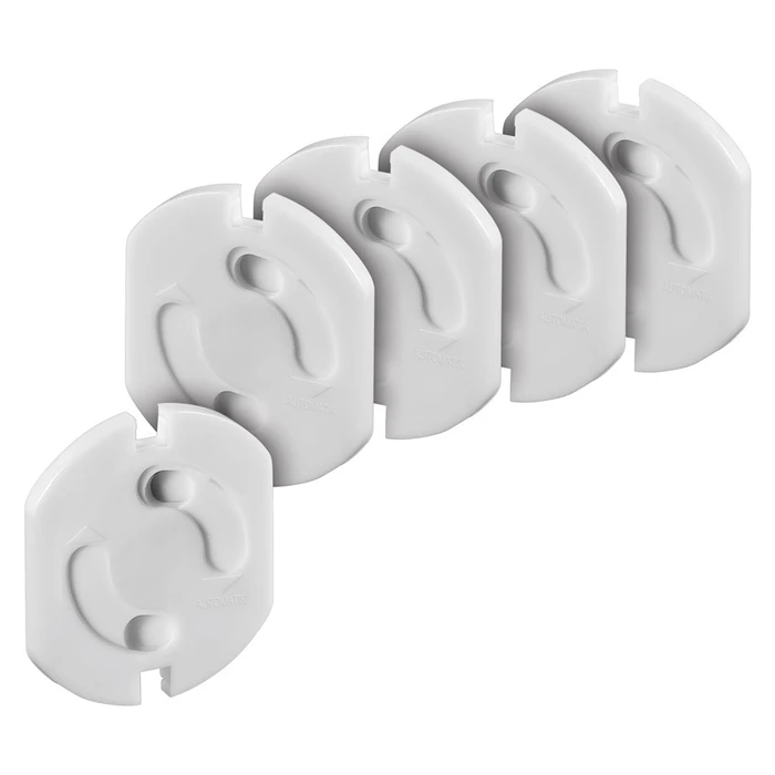 Προστατευτικά Πρίζας Goobay 51319, 5τμχ, λευκό