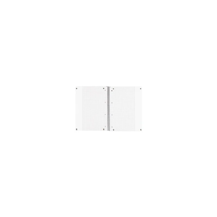 Oxford Collegeblock A4+ 220 x 295 mm, 80 sheets, squared (grid), white right margin, yellow laminated cover, spiral binding