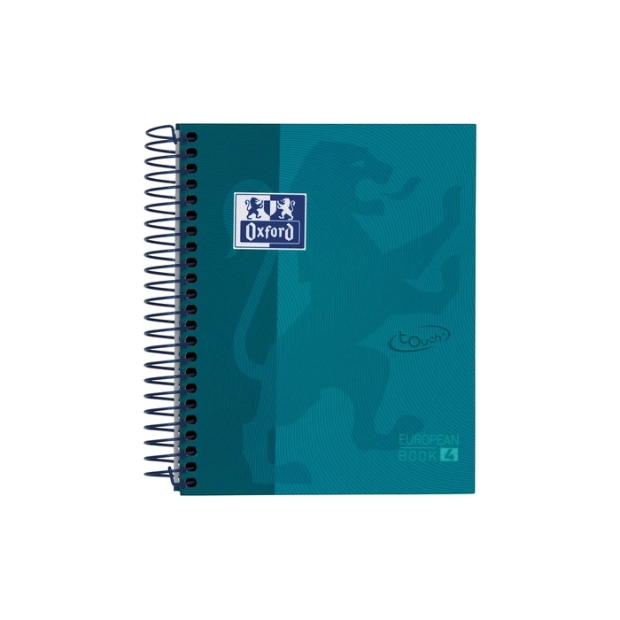 Oxford Set of 5 Spiral Notebooks 120 Leaves White Pages Hard Cover Assorted Colors S8422271