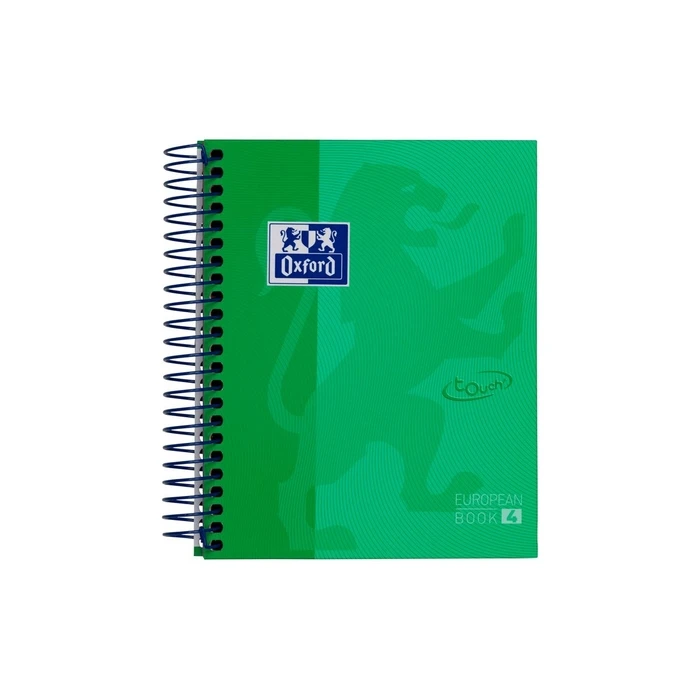 Oxford Set of 5 Spiral Notebooks 120 Leaves White Pages Hard Cover Assorted Colors S8422271