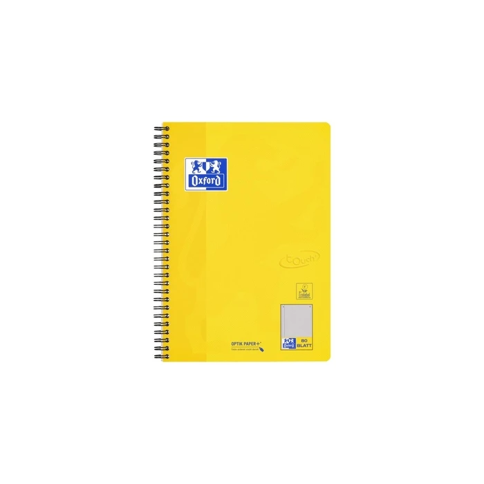 Oxford Touch Collegeblock B5 L28 assorted (80 sheets, 5-pack)