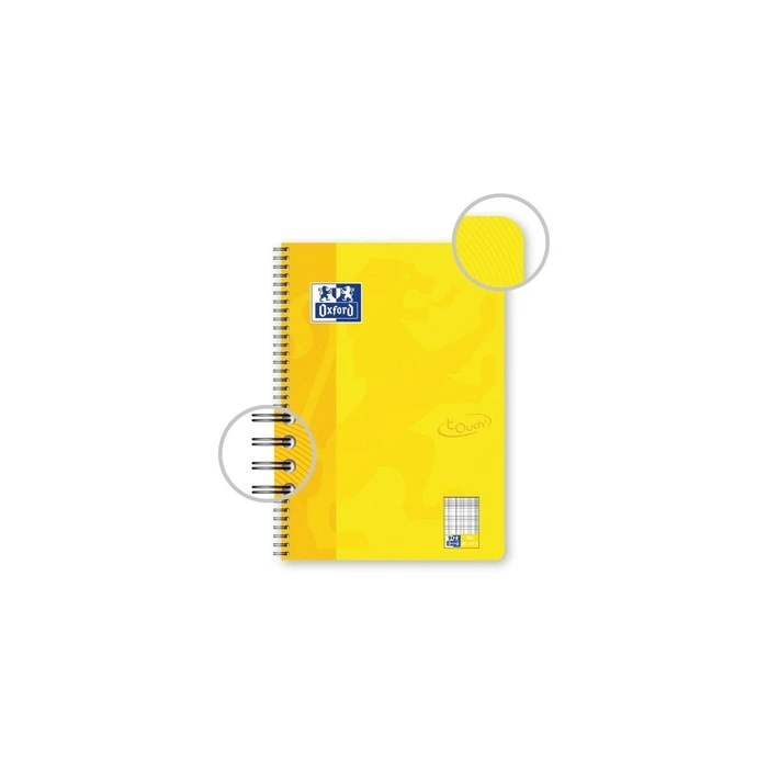 Oxford Touch Collegeblock B5 L28 assorted (80 sheets, 5-pack)