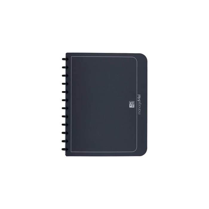Oxford manageMe! Δακτυλιοθήκη (Ringmappe) με σύστημα vario-zipp, DIN A4, 25 διαφανείς θήκες, ανθρακί