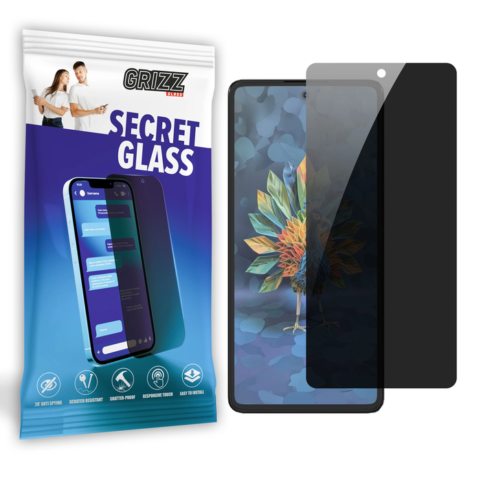 GrizzGlass Matte SecretGlass privacy glass for HMD Crest