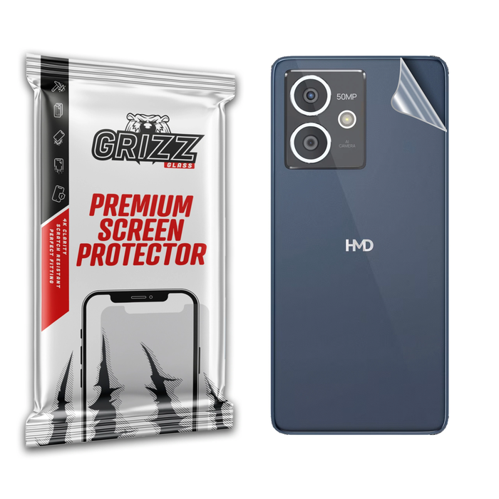 GrizzGlass SatinSkin rear film for HMD Crest