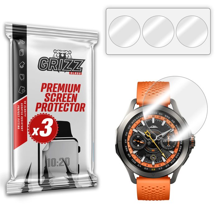 GrizzGlass Hydrogel Film for Xiaomi Watch S4 Sport