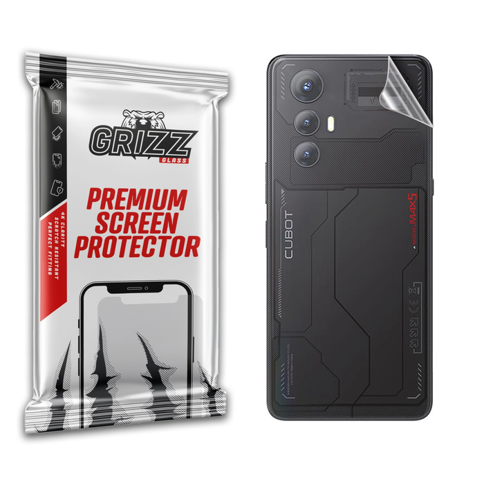 GrizzGlass SatinSkin rear film for Cubot Max 5