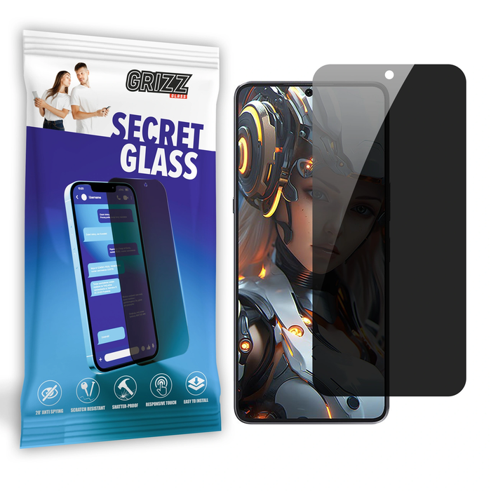GrizzGlass Matte SecretGlass privacy glass for Cubot Max 5