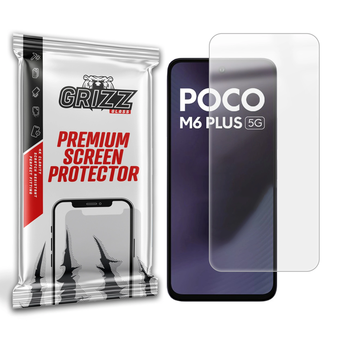 GrizzGlass PaperScreen matte film for Xiaomi POCO M6 Plus 5G