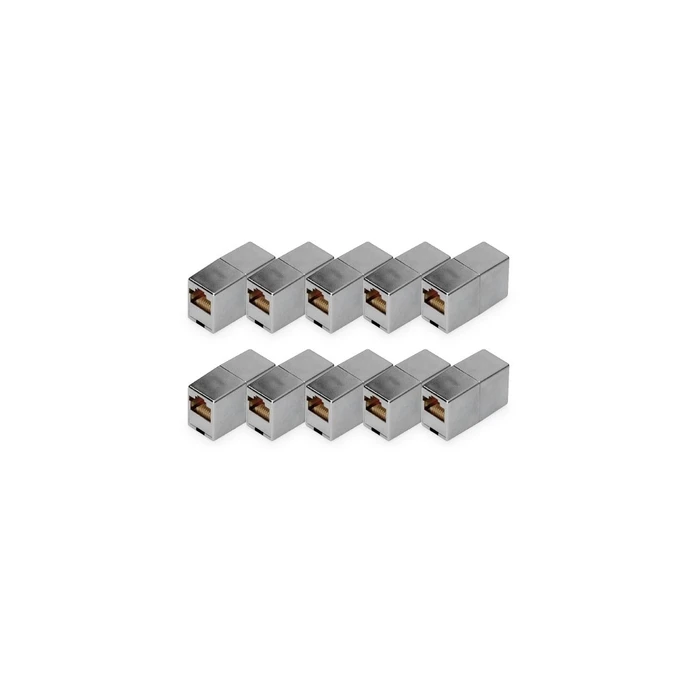 DIGITUS Modular Coupler RJ45 CAT 5e, Class D - 10 pieces