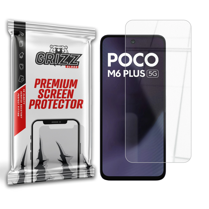 GrizzGlass Hybrid Glass for Xiaomi POCO M6 Plus 5G