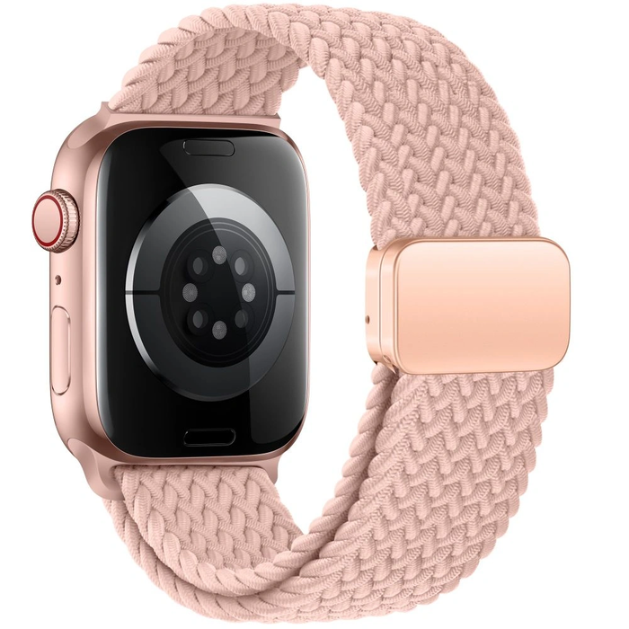 Tech-protect Nylonmag Strap Apple Watch 4/5/6/7/8/9/SE/10 38/40/41/42mm Dusty Rose
