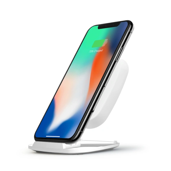 ZENS Fast Wireless Charger Stand 10W white