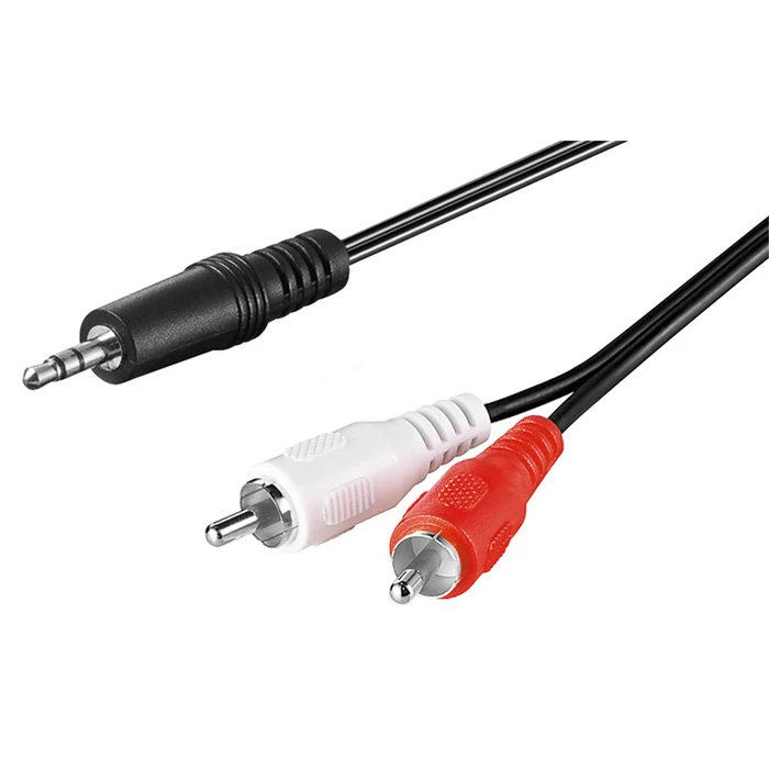 Καλώδιο Ήχου Goobay 51650 3.5mm σε 2x RCA, 3 pin stereo, 3m, μαύρο