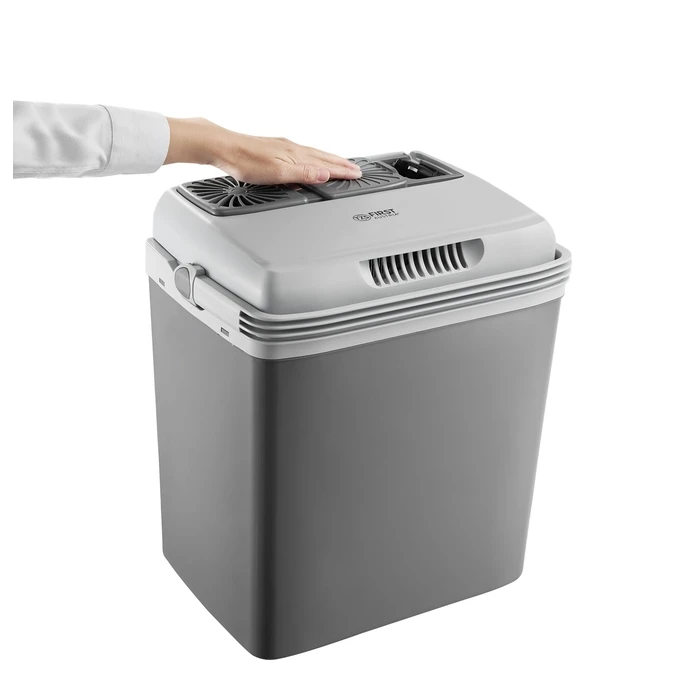 First FA-5170-7-GR – Φορητό Ψυγείο/Θερμοθάλαμος 25L 230V/12V & USB-C PD με Θέρμανση (52W/48W) Γκρι