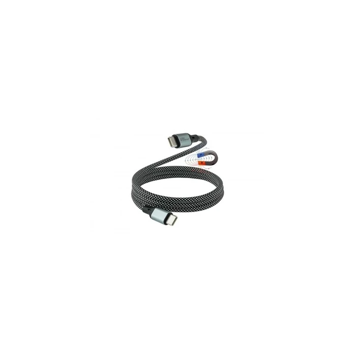 Good Connections Μαγνητικό καλώδιο USB 4.0 Gen.3x2 USB-C σε USB-C σπειροειδές 1,0 m, Μαύρο (MPN 2060-MT010SW, EAN 4014619881840)