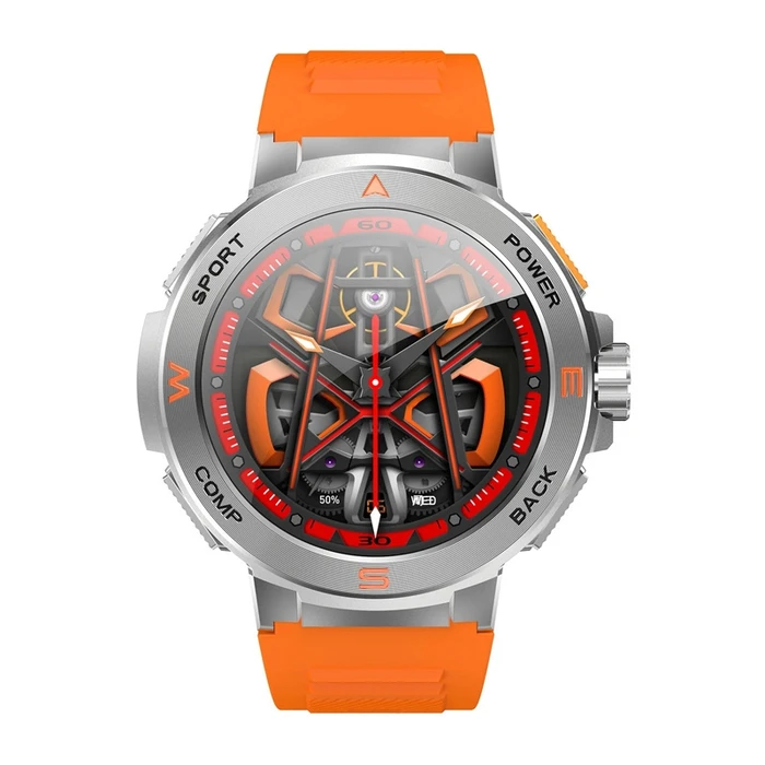 BlitzWolf BW-AT5 Smartwatch με Παλμογράφο – Πορτοκαλί