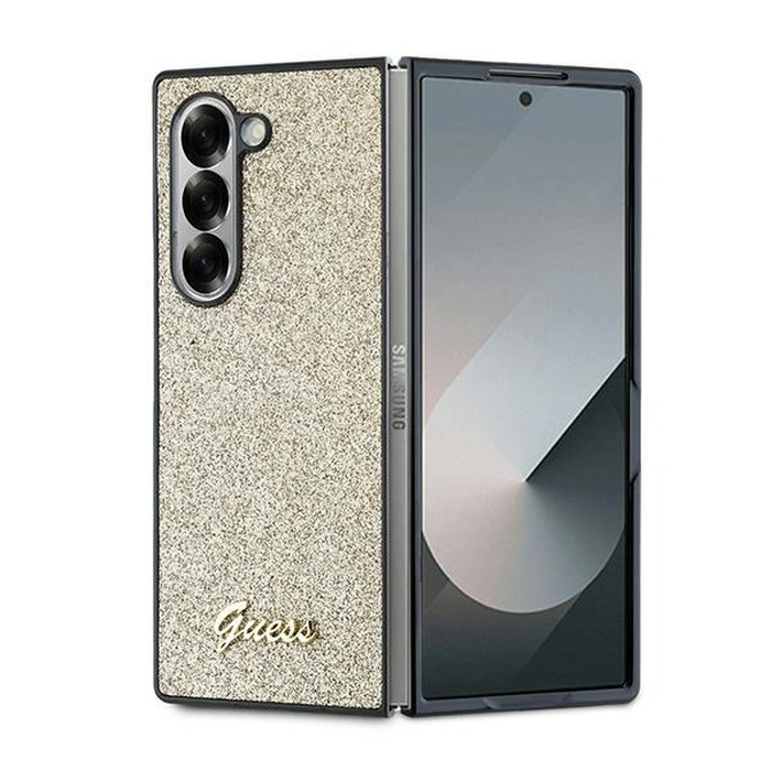 Case Guess GUHCZFD6HGGSHD Samsung Galaxy Z Fold6 4G Glitter Script gold