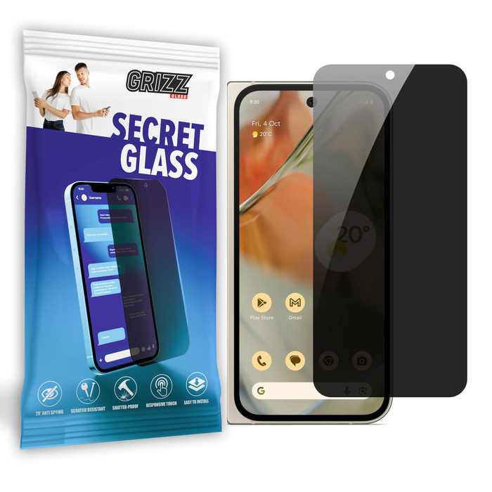 Privacy Glass GrizzGlass Matte SecretGlass for Google Pixel 9 Pro Fold