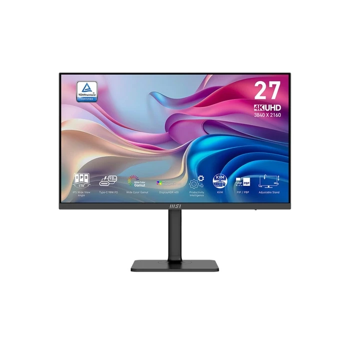 MSI Modern MD272UPHGDE 27" 4K UHD IPS οθόνη (16:9, USB-C 98W PD, HDR400)