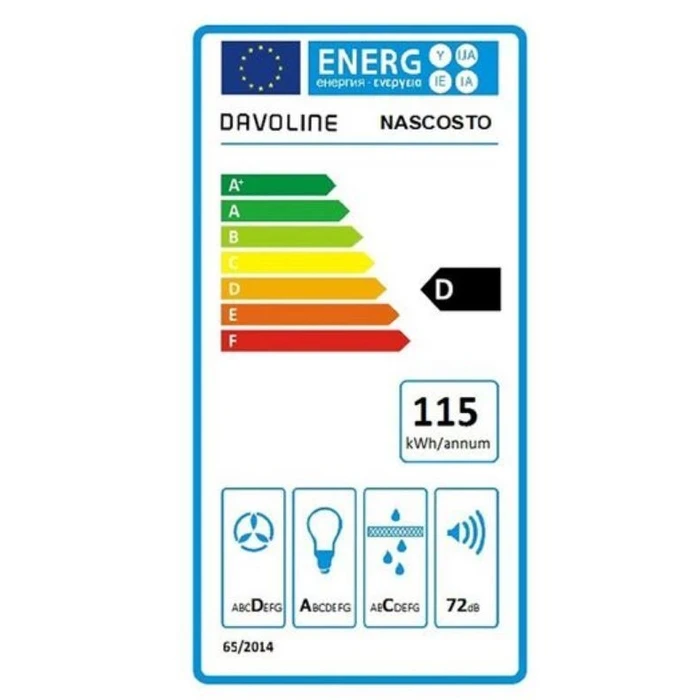 Απορροφητήρας Davoline Καμινάδα Nascosto 060