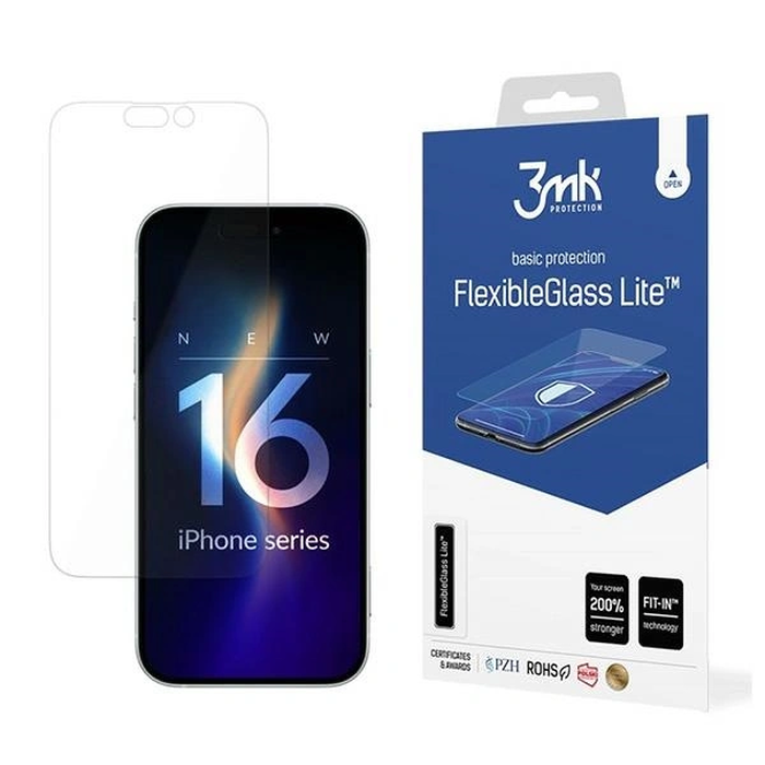 Hybrid glass 3MK FlexibleGlass Lite Apple iPhone 16 Plus