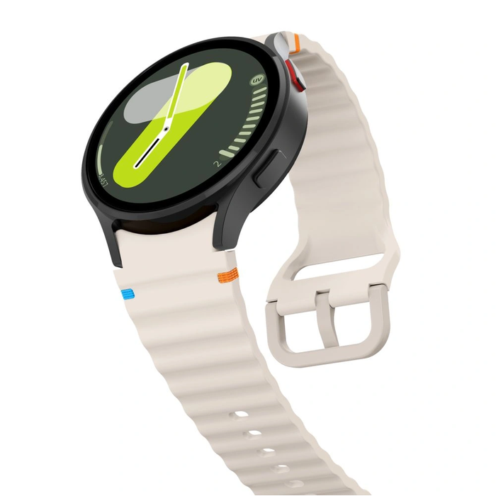 Tech-Protect Silicone Sport Samsung Galaxy Watch 4/5/5 Pro/6/7/FE Starlight strap